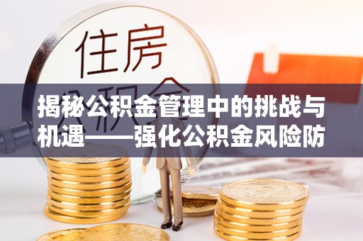 瑞芳揭秘公积金管理中的挑战与机遇——强化公积金风险防控的多维策略