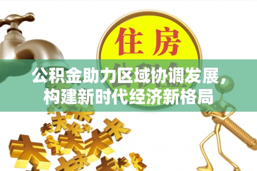瑞芳公积金助力区域协调发展，构建新时代经济新格局