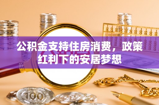 瑞芳公积金支持住房消费，政策红利下的安居梦想