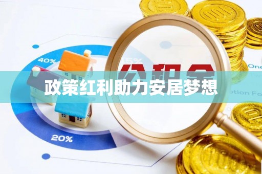 瑞芳政策红利助力安居梦想