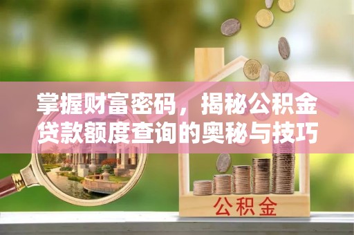 瑞芳掌握财富密码，揭秘公积金贷款额度查询的奥秘与技巧