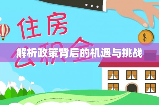 瑞芳解析政策背后的机遇与挑战