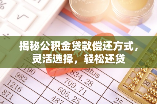 瑞芳揭秘公积金贷款偿还方式，灵活选择，轻松还贷