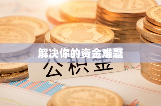 瑞芳解决你的资金难题