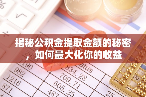 瑞芳揭秘公积金提取金额的秘密，如何最大化你的收益