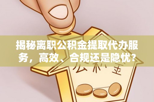 瑞芳揭秘离职公积金提取代办服务，高效、合规还是隐忧？