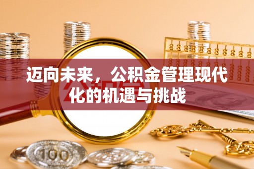 瑞芳迈向未来，公积金管理现代化的机遇与挑战